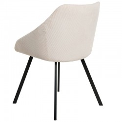 SILLA TAPIZADA MACIE EN TELA PANA