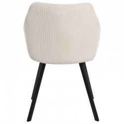 SILLA TAPIZADA MACIE EN TELA PANA