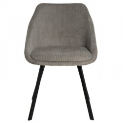 SILLA TAPIZADA MACIE EN TELA PANA