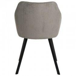 SILLA TAPIZADA MACIE EN TELA PANA