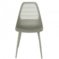 SILLA LEIA DE POLIPROPILENO Y PATAS DE METAL