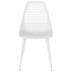 SILLA LEIA DE POLIPROPILENO Y PATAS DE METAL