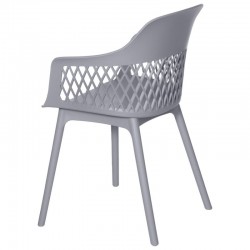 SILLA CON BRAZOS JAYDEN DE POLIPROPILENO