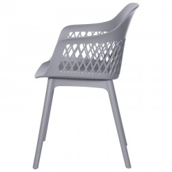 SILLA CON BRAZOS JAYDEN DE POLIPROPILENO