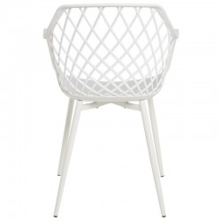 SILLA CON BRAZOS CHARLOTTE DE POLIPROPILENO Y PATAS DE METAL