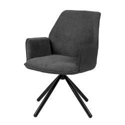 SILLA GIRATORIA CARLYN CON REPOSABRAZOS