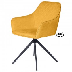 SILLA CON BRAZOS AMALIA GIRATORIA 180 GRADOS