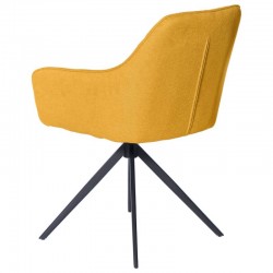 SILLA CON BRAZOS AMALIA GIRATORIA 180 GRADOS