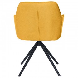 SILLA CON BRAZOS AMALIA GIRATORIA 180 GRADOS