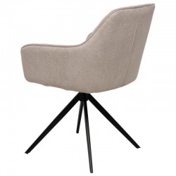 SILLA CON BRAZOS AMALIA GIRATORIA 180 GRADOS