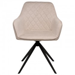 SILLA CON BRAZOS AMALIA GIRATORIA 180 GRADOS