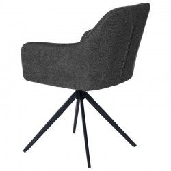 SILLA CON BRAZOS AMALIA GIRATORIA 180 GRADOS