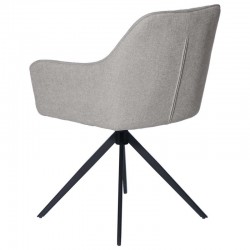 SILLA CON BRAZOS AMALIA GIRATORIA 180 GRADOS