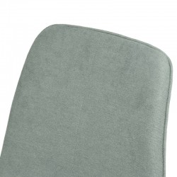 SILLA MARLEEN TAPIZADA CON PATAS DE METAL NEGRAS