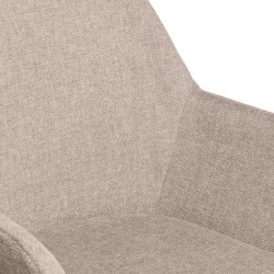 SILLA TAPIZADA CON BRAZOS ISABELLA