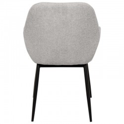 SILLA TAPIZADA CON BRAZOS ISABELLA