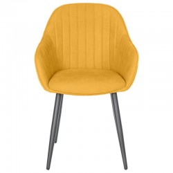 SILLA TAPIZADA NATALIA CON BRAZOS