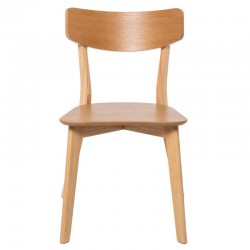 SILLA ALAIA DE MADERA DE HEVEA
