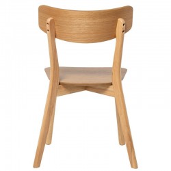 SILLA ALAIA DE MADERA DE HEVEA