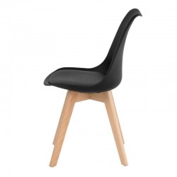 SILLA KARINA CON PATAS DE MADERA