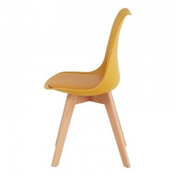 SILLA KARINA CON PATAS DE MADERA