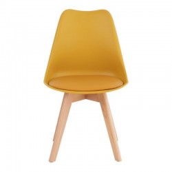 SILLA KARINA CON PATAS DE MADERA