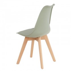 SILLA KARINA CON PATAS DE MADERA