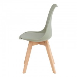 SILLA KARINA CON PATAS DE MADERA