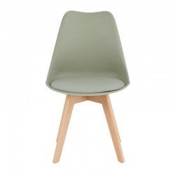 SILLA KARINA CON PATAS DE MADERA