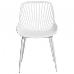 SILLA RANIA DE POLIPROPILENO Y PATAS DE METAL
