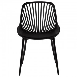 SILLA RANIA DE POLIPROPILENO Y PATAS DE METAL