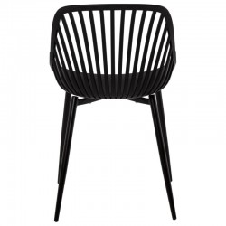 SILLA RANIA DE POLIPROPILENO Y PATAS DE METAL