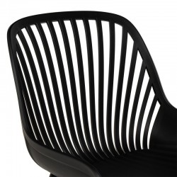 SILLA RANIA DE POLIPROPILENO Y PATAS DE METAL