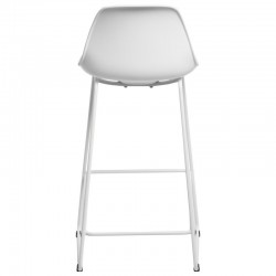 TABURETE ALTO JAKE DE POLIPROPILENO Y PATAS DE METAL