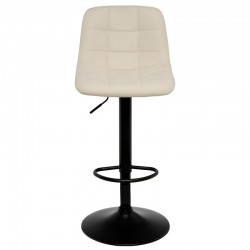TABURETE TAPIZADO ASHA ELEVABLE Y GIRATORIO