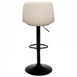 TABURETE TAPIZADO ASHA ELEVABLE Y GIRATORIO