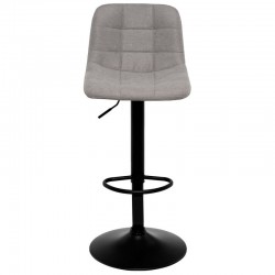 TABURETE TAPIZADO ASHA ELEVABLE Y GIRATORIO