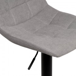 TABURETE TAPIZADO ASHA ELEVABLE Y GIRATORIO