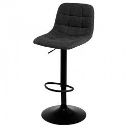 TABURETE TAPIZADO ASHA ELEVABLE Y GIRATORIO