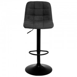 TABURETE TAPIZADO ASHA ELEVABLE Y GIRATORIO