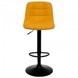 TABURETE TAPIZADO ASHA ELEVABLE Y GIRATORIO