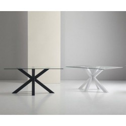 MESA DEMI DE CRISTAL TEMPLADO