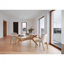 MESA DE MADERA HELGA DE 180X95