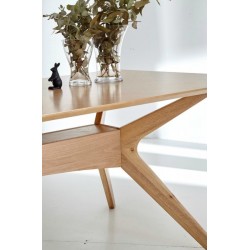 MESA DE MADERA HELGA DE 180X95