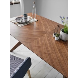 MESA DE MADERA HELGA DE 180X95