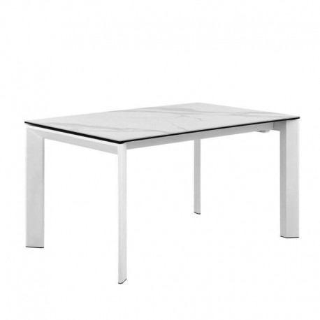 MESA EXTENSIBLE TAMARA 160CM. DE PORCELANICO