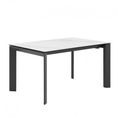 MESA EXTENSIBLE LISA 140CM. DE PORCELANICO