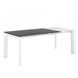 MESA EXTENSIBLE TAMARA 160CM. DE PORCELANICO