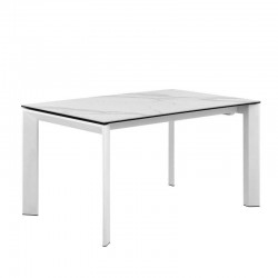 MESA EXTENSIBLE TAMARA 160CM. DE PORCELANICO