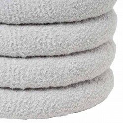 PUFF HARRY EN TELA BORREGUITO Y CON ALMACENAJE